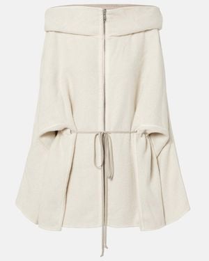 Rick Owens Camel And Wool Jacket - Natural
