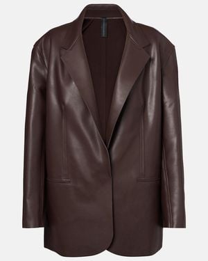 Norma Kamali Oversized Blazer - Brown