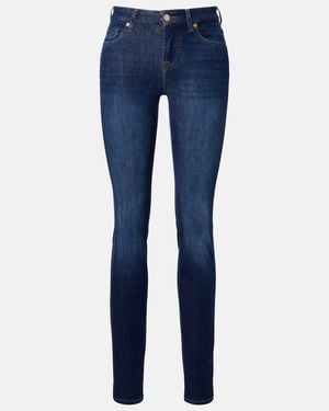 7 For All Mankind Kimmie Straight Jeans - Blue