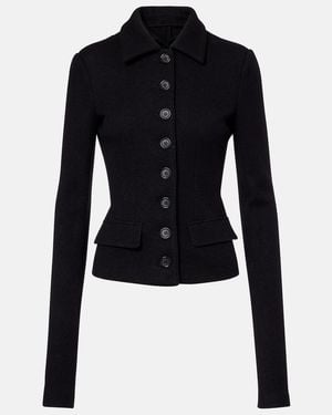 Dolce & Gabbana Virgin Wool Jacket - Blue
