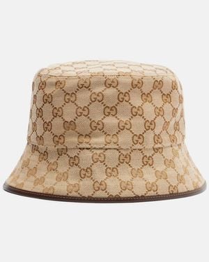 Gucci Gg Canvas Bucket Hat - Natural