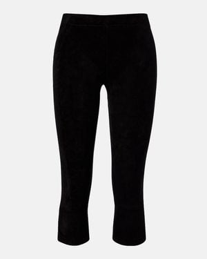 Stouls Willy Suede Capri Pants - Black