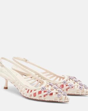 Roger Vivier I Love Leather Slingback Pumps - Pink