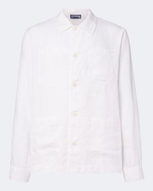 Vilebrequin Corentin Linen Shirt - White