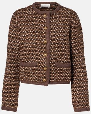 Altuzarra Conroy Tweed Jacket - Brown