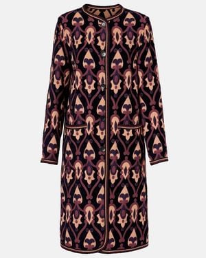 Etro Printed Coat - Red