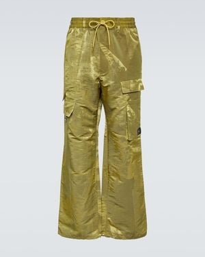 Y-3 Printed Track Trousers - Green