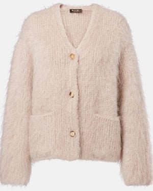 Loro Piana Cherry Hill Cardigan Aus Einer Mohair-Kaschmirmischung - Natur