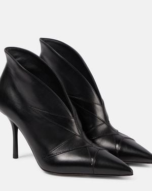 Alaïa Heeled Ankle Boots - Black