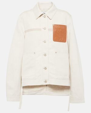 Loewe 'Anagram' Jacket - Natural