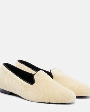 TOTEME Loafers Aus Shearling - Natur