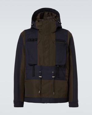 Sacai Colorblocked Technical Jacket - Black