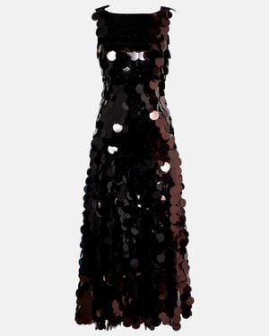 ROKSANDA Thalys Sequined Maxi Dress - Black