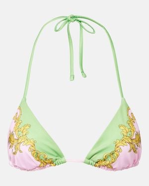 Versace Bikini-Oberteil - Grün
