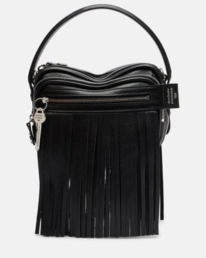 Acne Studios Camero Kit Medium Leather Shoulder Bag - Black