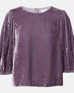Velvet Nancy Top - Purple