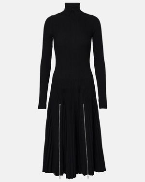 Burberry Turtleneck Dress - Black