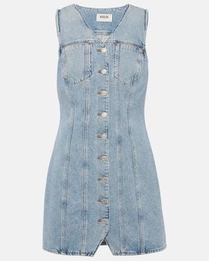 Agolde Trina Denim Minidress - Blue