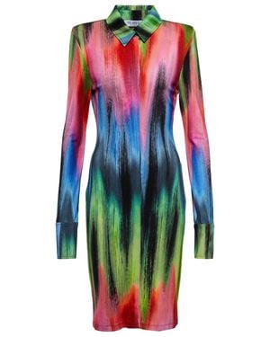 The Attico Elton Printed Shirt Dress - Multicolor
