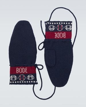 Bode Faeustlinge Aus Alpakawolle - Blau