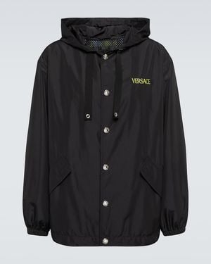Versace La Maschere Printed Jacket - Black