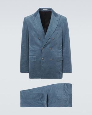Brunello Cucinelli Traje De Algodon - Azul