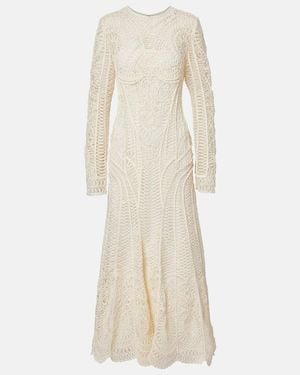 Jonathan Simkhai Embroidered Maxi Dress - Natural