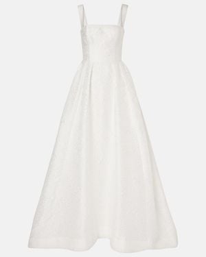Rebecca Vallance Bridal Esther Brocade Gown - White