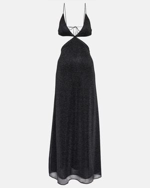 Oséree Lumiere Cut Out Dress - Black