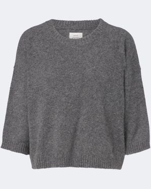 Loulou de Saison Pullover Azali Aus Einem Wollgemisch - Grau