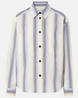 Isabel Marant Hemd Mahvane Aus Baumwolle - Blau