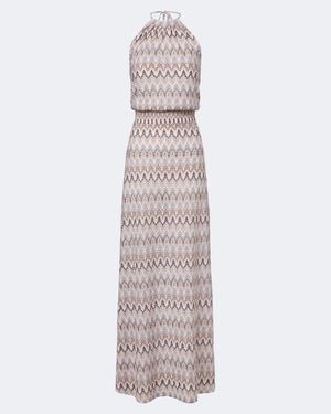 Melissa Odabash Maxikleid Charlotte Aus Strick - Lila