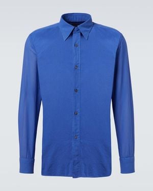 Tom Ford Cotton Shirt - Blue