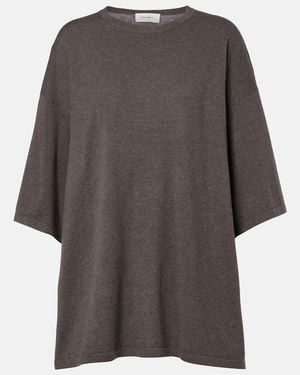 Lisa Yang Pullover Agnette Aus Baumwolle Und Kaschmir - Grau