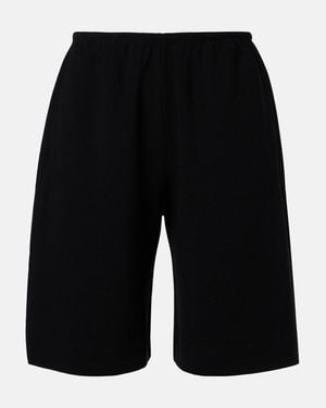 Leset Arielle Crepe Shorts - Black