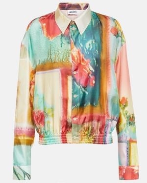 Jean Paul Gaultier Printed Silk Shirt - Multicolour