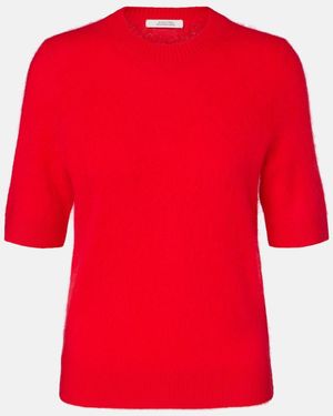 Dorothee Schumacher Pullover Fluffy Statements Aus Wolle Und Kaschmir - Rot