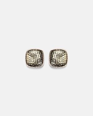 STONE AND STRAND Orecchini Bond - Bianco