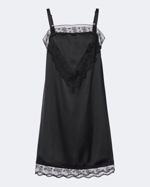 Simone Rocha Minikleid Mit Spitze - Schwarz