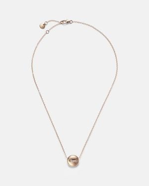 Pomellato Pom Pom Dot 18Kt Rose Pendant Necklace With And Diamonds - Metallic