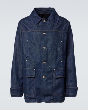 Wales Bonner Shadow Denim Jacket - Blue