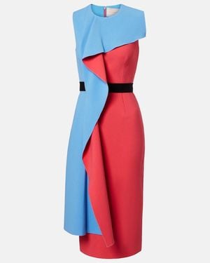 ROKSANDA Pembrook Draped Crepe Cocktail Dress - Red