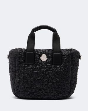 Moncler Caradoc Mini Quilted Top-Handle Bag - Black