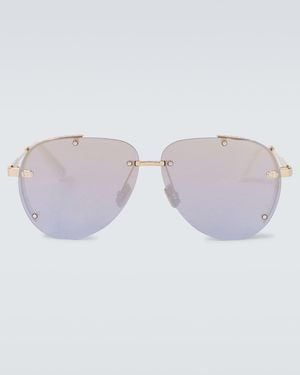 Dior Neodior A1U Aviator Sunglasses - Metallic