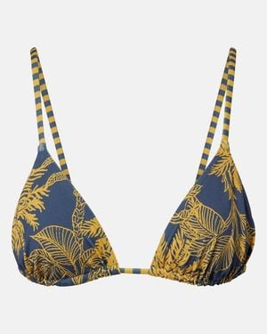 Eres Hamac Printed Bikini Top - Green