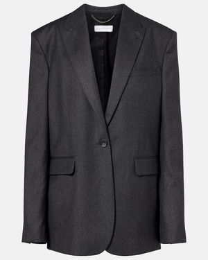 Stella McCartney Iconic Wool Flannel Blazer - Black