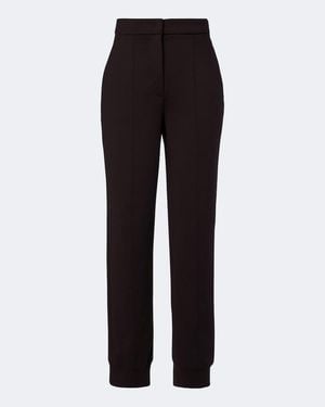 Max Mara Jersey Tapered Pants - Black