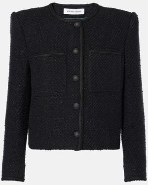 Veronica Beard Lars Cotton-Blend Jacket - Black