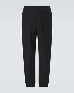 Giorgio Armani Knitted Straight Trousers - Black