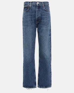 Agolde 90's Pinch High-rise Straight Jeans - Blue